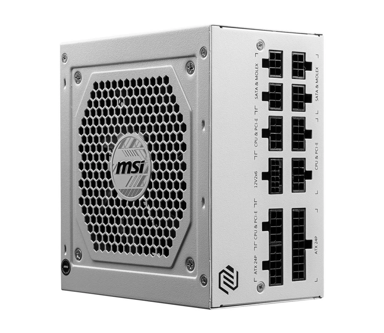 MSI A850GL 850W 80 Plus Gold ATX 3.0 (MAG A850GL PCIE5 WHITE) EU Максимальная мощность, Вт: 850 Вт;