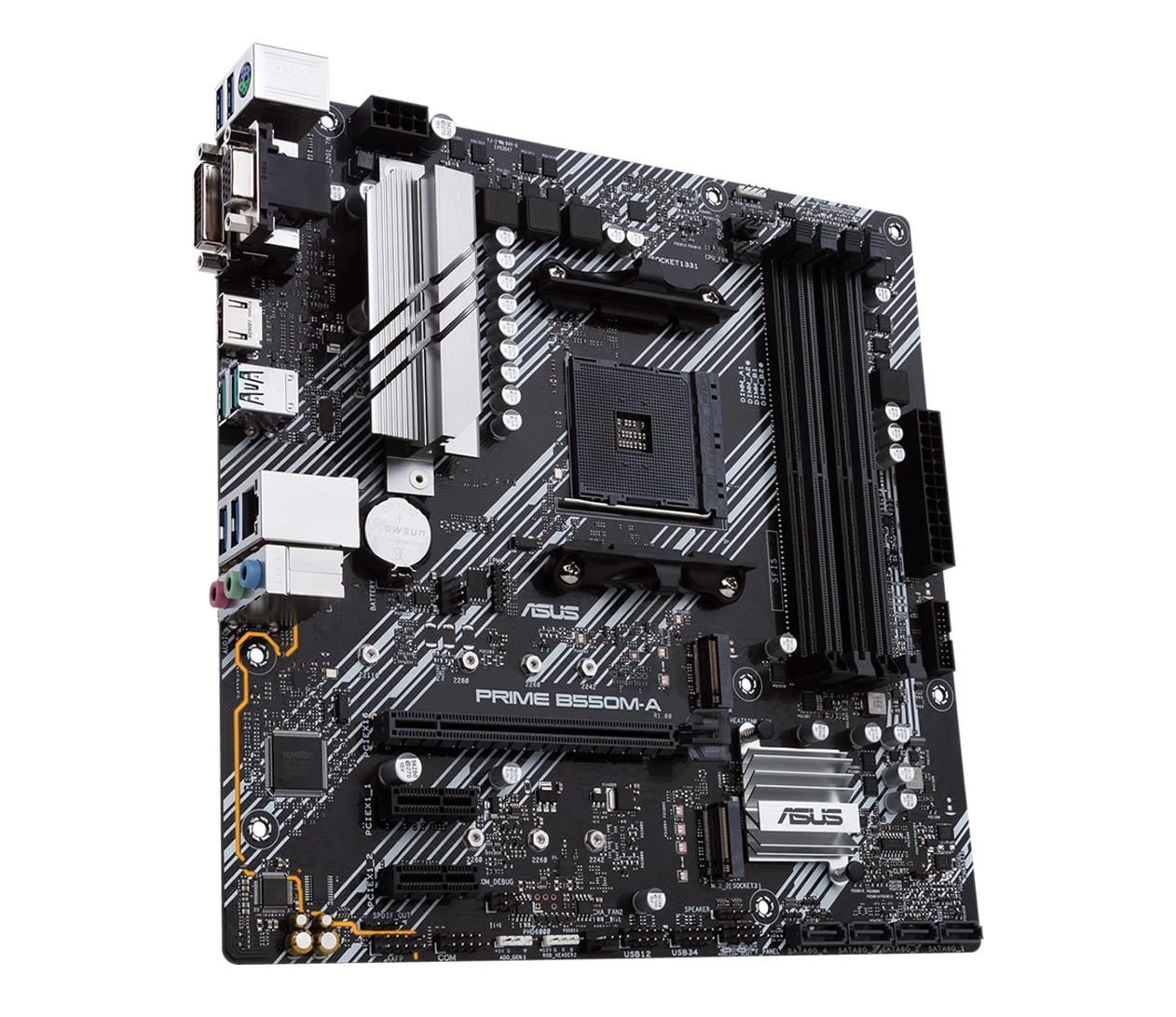 ASUS PRIME B550M-A/CSM EU Чипсет  AMD B550