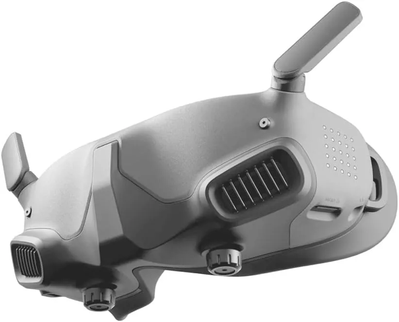 DJI Goggles 2 Motion Combo Габариты с развернутыми антеннами 196.69×103.90×104.61 мм