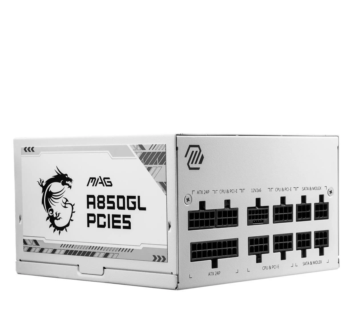 MSI A850GL 850W 80 Plus Gold ATX 3.0 (MAG A850GL PCIE5 WHITE) EU Стандарт  Атх