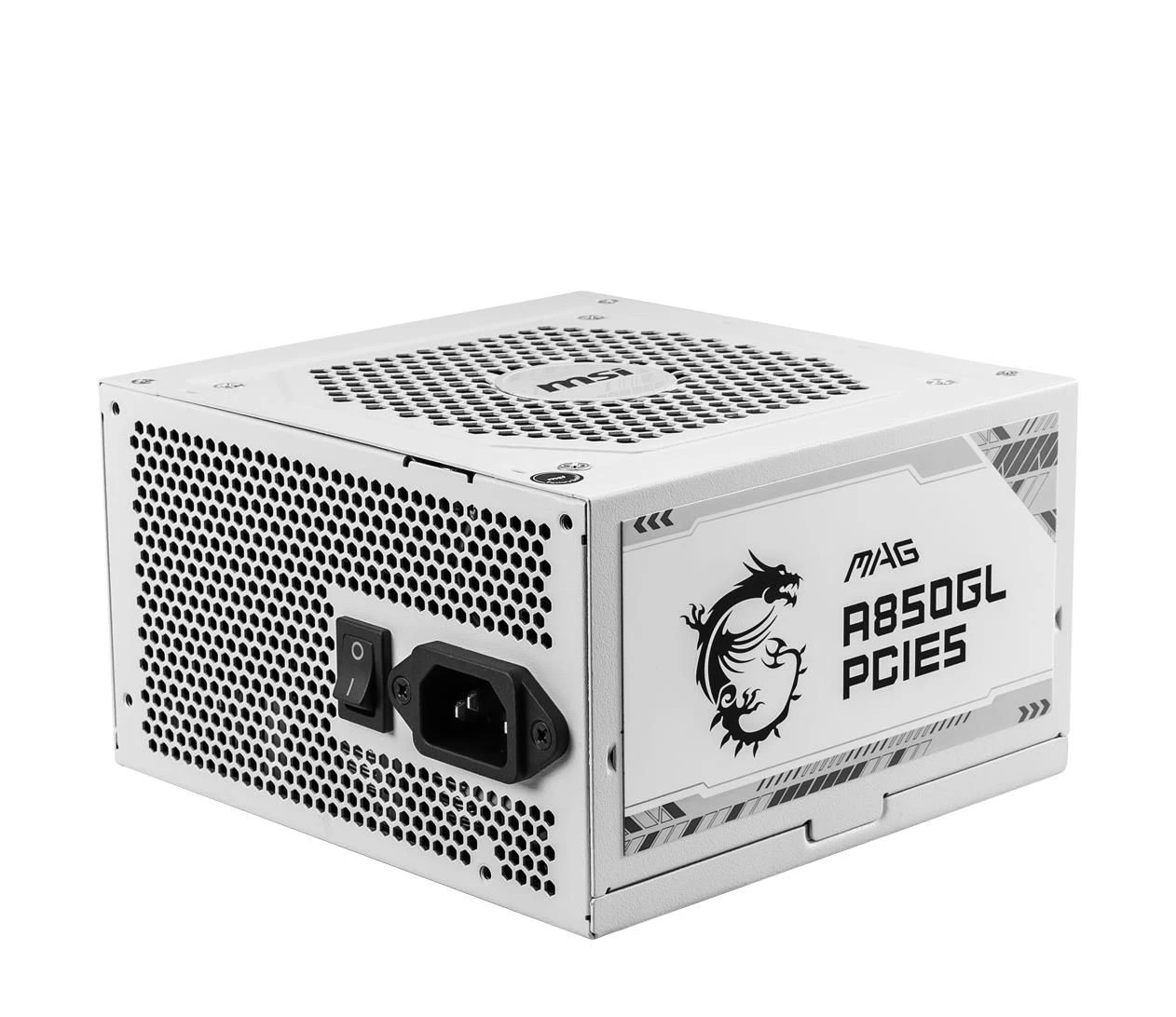 MSI A850GL 850W 80 Plus Gold ATX 3.0 (MAG A850GL PCIE5 WHITE) EU PFC (корекція коефіцієнта потужності)  Активний