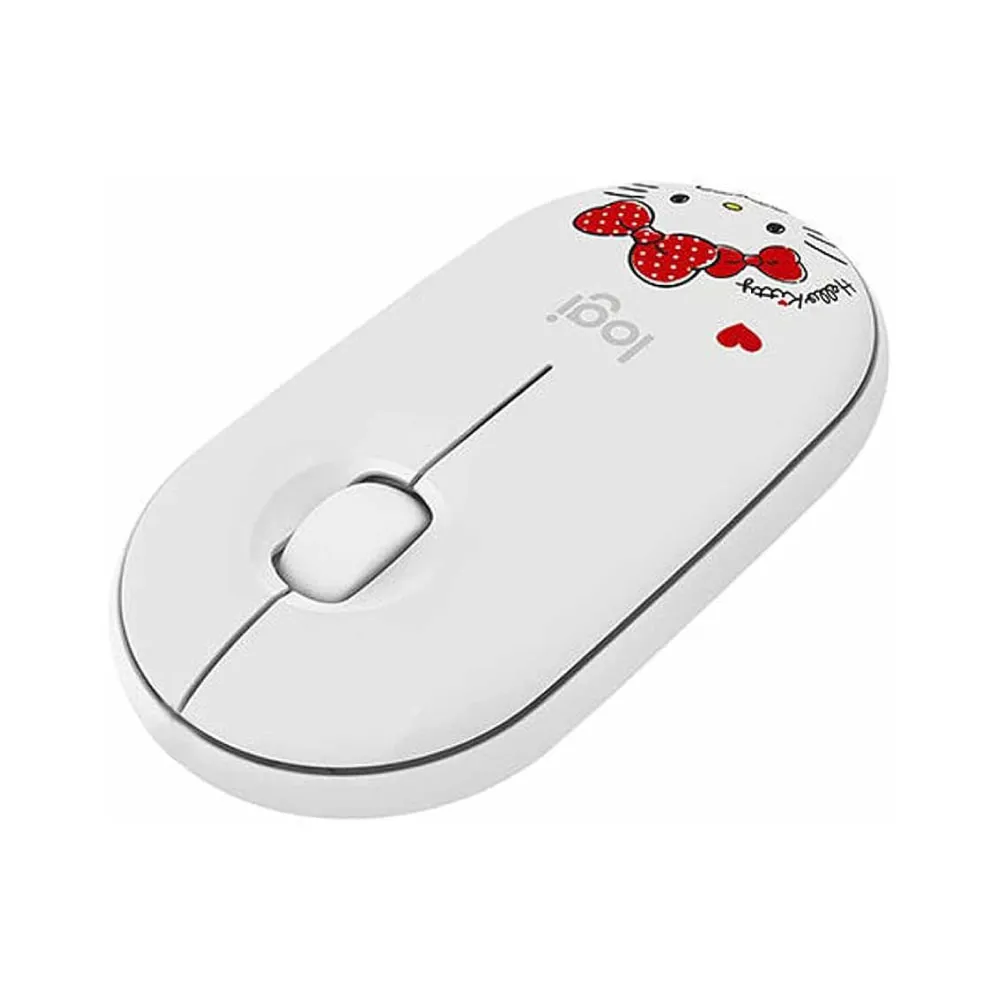 Logitech Pebble M350 Hello Kitty White (910-006031) Тип Миша