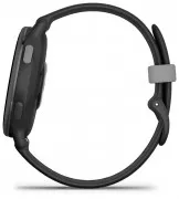 Garmin vivoactive 5 Slate Aluminum Bezel with Black Case and Silicone Band (010-02862-10/50/5A)