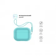 Чохол для навушників Armorstandart Silicone Case with straps для Apple Airpods Pro 2 Mint (ARM68615) (UA)