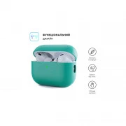 Чохол для навушників Armorstandart Silicone Case для Apple Airpods Pro 2 Mint Green (ARM64538) (UA)