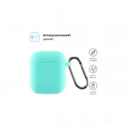 Чохол для навушників Armorstandart Ultrathin Silicone Case With Hook для Apple AirPods 2 Mint Green (ARM59686) (UA)