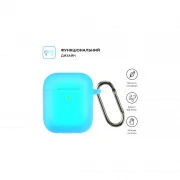 Чохол для навушників Armorstandart Ultrathin Silicone Case With Hook для Apple AirPods 2 Noctilucent (ARM59687) (UA)