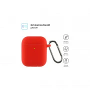 Чохол для навушників Armorstandart Ultrathin Silicone Case With Hook для Apple AirPods 2 Red (ARM59691) (UA)