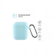 Чохол для навушників Armorstandart Ultrathin Silicone Case With Hook для Apple AirPods 2 Sky Blue (ARM59692) (UA)