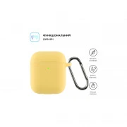 Чохол для навушників Armorstandart Ultrathin Silicone Case With Hook для Apple AirPods 2 Yellow (ARM59696) (UA)