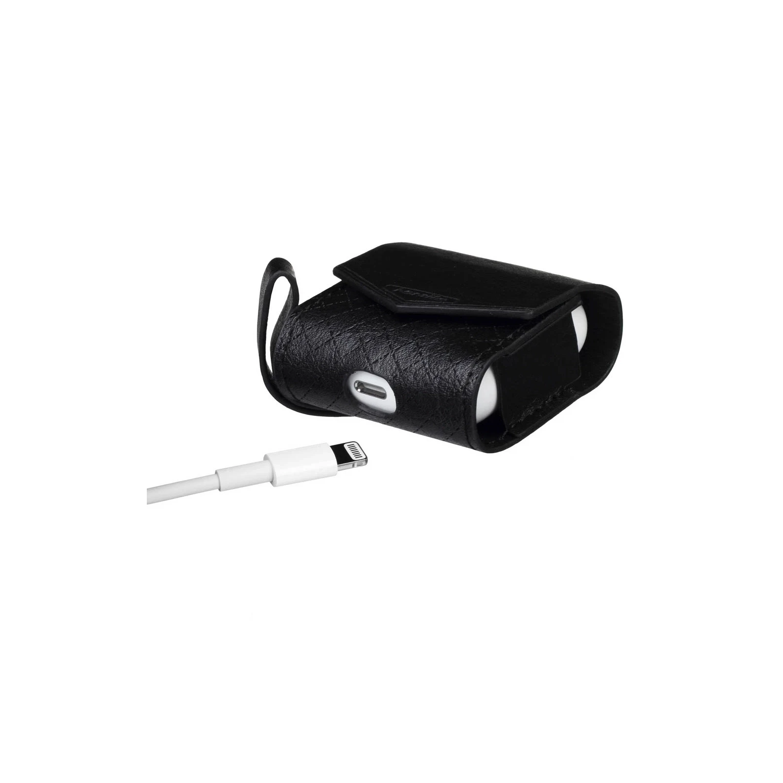 Чехол для наушников Baroque i-Smile для Apple AirPods IPH1436 Black (702341) (UA) Совместимость с брендом: Apple;