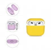 Чохол для навушників BeCover Silicon для Apple AirPods (3nd Gen) Yellow (707233) (UA)