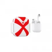 Чохол для навушників X-HuWei i-Smile для Apple AirPods IPH1443 Red+White (702334) (UA)