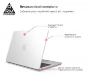Чохол для ноутбука Armorstandart Air Shell Apple MacBook Air 13 M2 (A2681) Transparent (ARM65812)