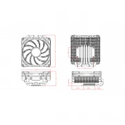 Кулер для процессора ID-Cooling IS-40X V3 White (UA)