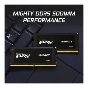 SoDIMM DDR5 64GB (2x32GB) 5600 MHz FURY Impact Kingston Fury (ex. HyperX) (KF556S40IBK2-64) (UA)
