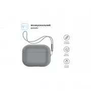 Чохол для навушників Armorstandart Silicone Case with straps для Apple Airpods Pro 2 Gray (ARM68610) (UA)