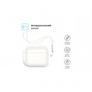 Чохол для навушників Armorstandart Silicone Case with straps для Apple Airpods Pro 2 White (ARM68618) (UA)