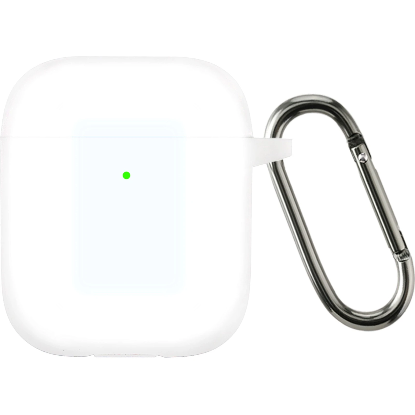 Чехол для наушников Armorstandart Ultrathin Silicone Case With Hook для Apple AirPods 2 Noctilucent (ARM59687) (UA)