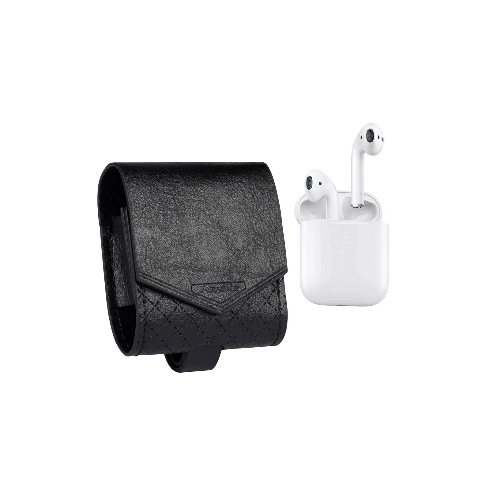 Чохол для навушників Baroque i-Smile для Apple AirPods IPH1436 Black (702341) (UA) Сумісність Apple AirPods