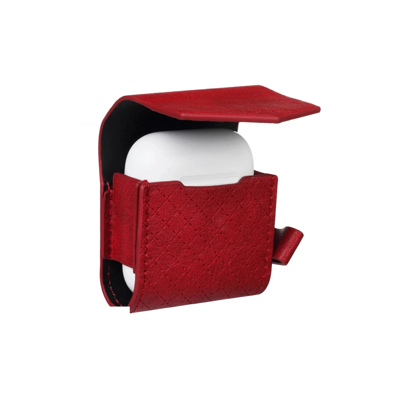 Чехол для наушников Baroque i-Smile для Apple AirPods IPH1436 Red (702343) (UA) Особенности чехол