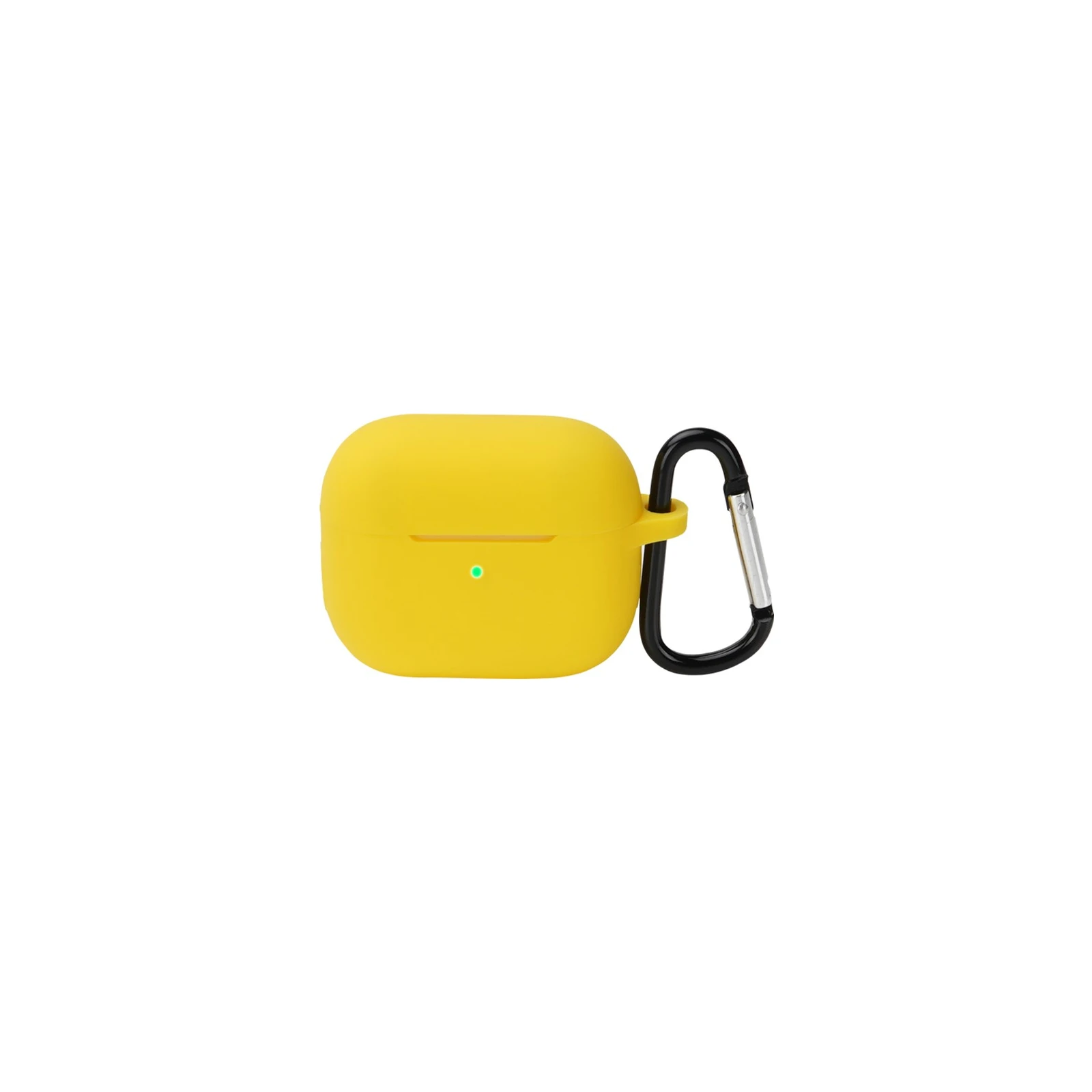 Чохол для навушників BeCover Silicon для Apple AirPods (3nd Gen) Yellow (707233) (UA) Особливості карабін