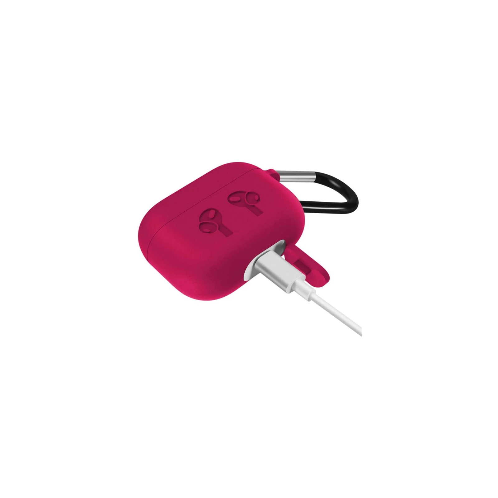 Чехол для наушников BeCover Silicon Protection для Apple AirPods Pro Rose Red (704504) (UA) Совместимость с брендом: Apple;