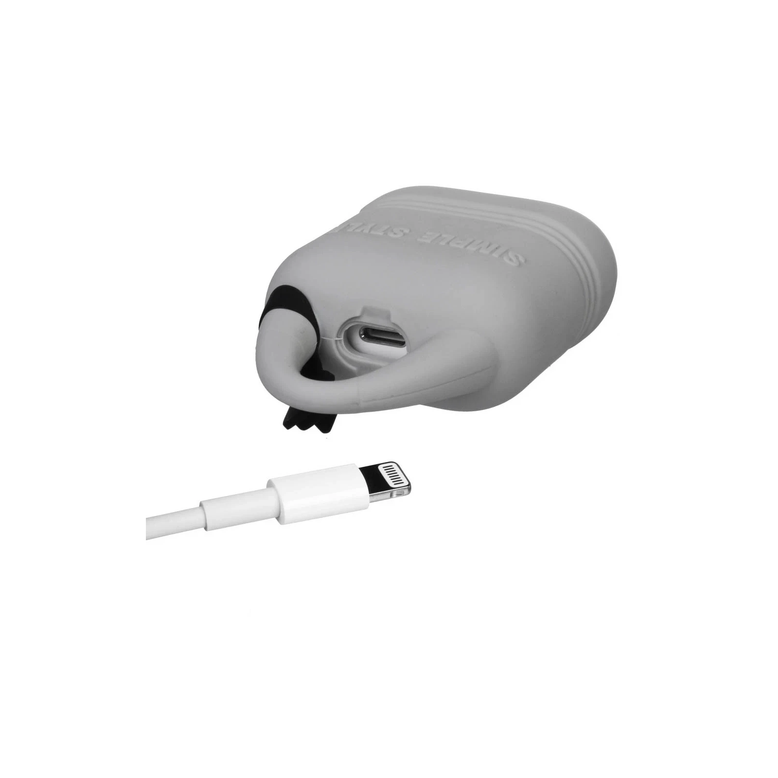 Чохол для навушників Kindon i-Smile для Apple AirPods IPH1430 Gray (702348) (UA) Сумісність із брендом: Apple;
