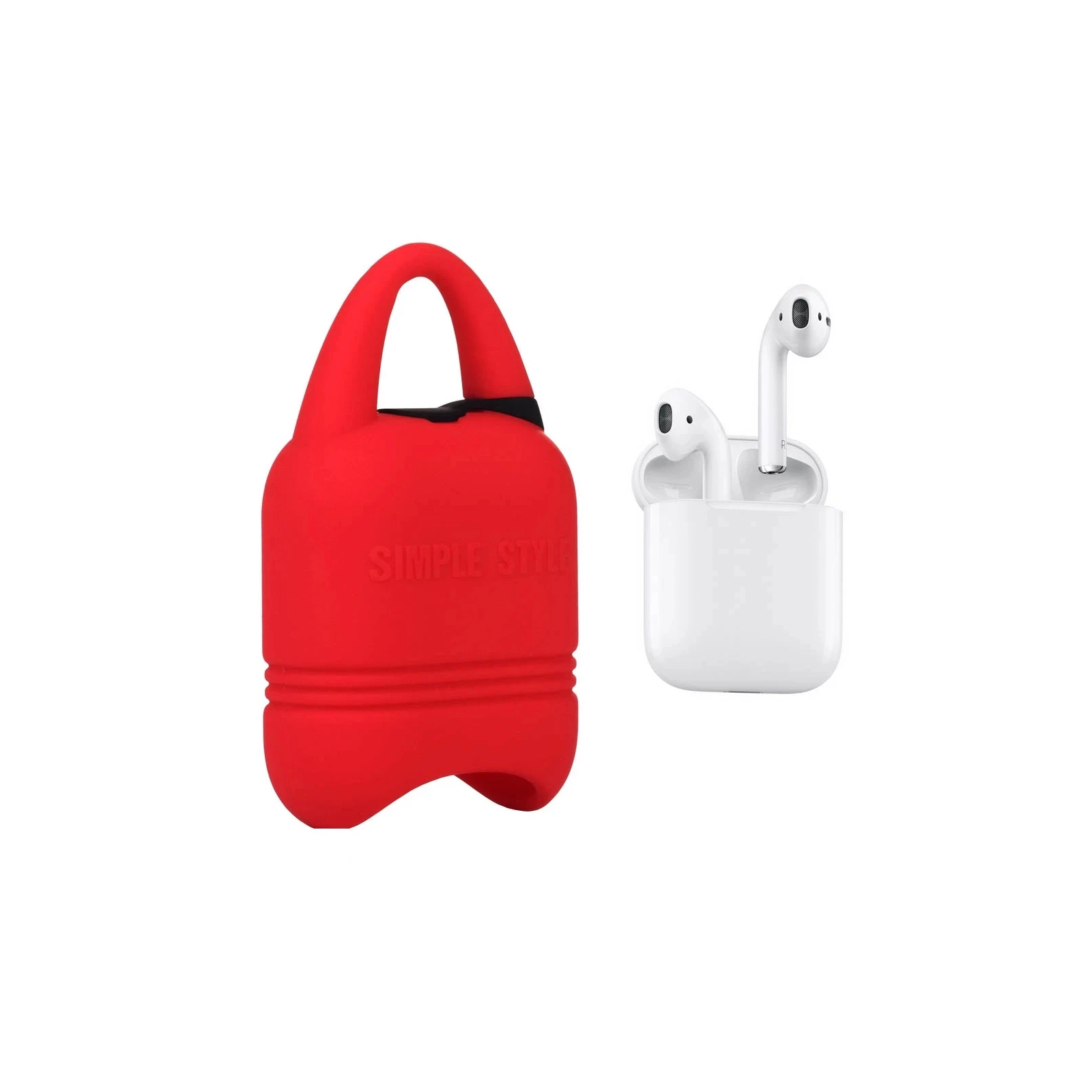 Чохол для навушників Kindon i-Smile для Apple AirPods IPH1430 Red (702347) (UA) Сумісність із брендом: Apple;