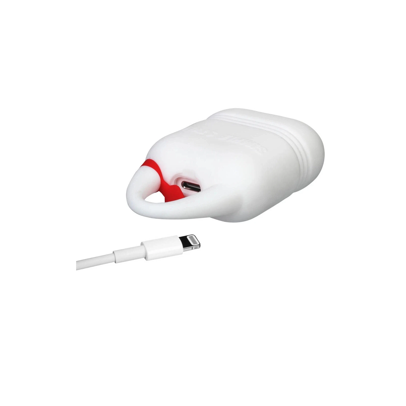 Чохол для навушників Kindon i-Smile для Apple AirPods IPH1430 White (702345) (UA) Сумісність із брендом: Apple;