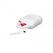 Чохол для навушників Kindon i-Smile для Apple AirPods IPH1430 White (702345) (UA)