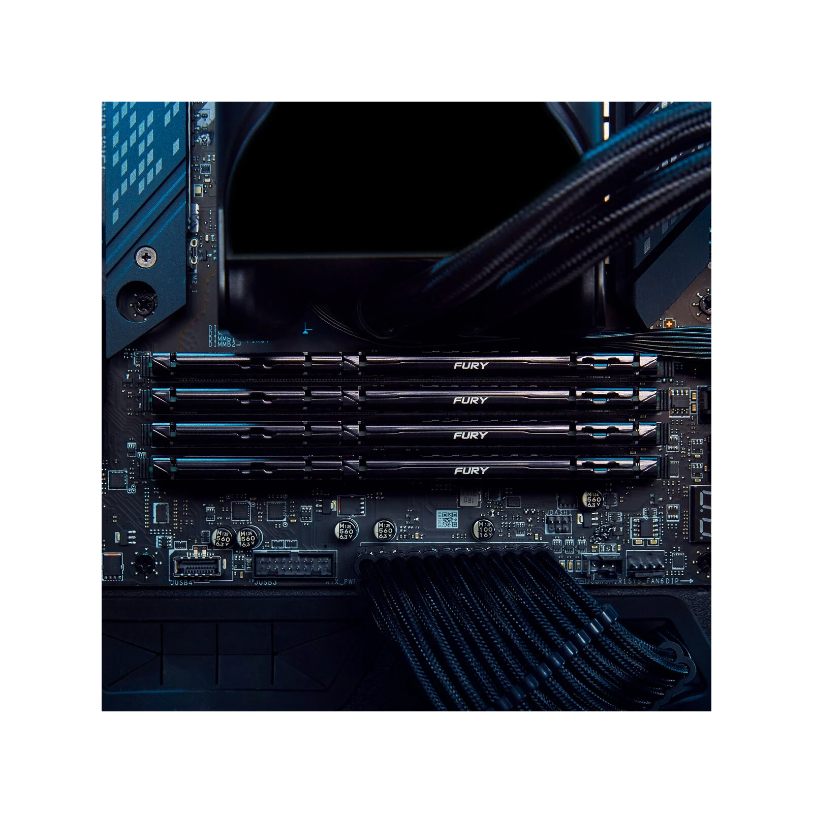 DDR5 16GB (2x8GB) 5600 MHz Beast Kingston Fury (ex.HyperX) (KF556C36BBEK2-16) (UA) Количество модулей в наборе 2