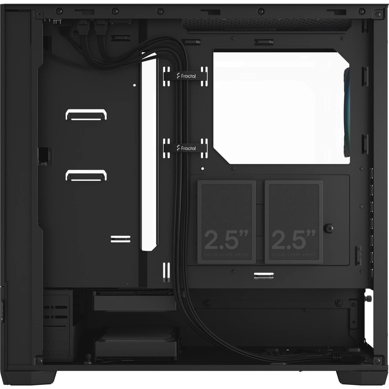 Fractal Design Pop Air RGB Blck TG Clear Tint (FD-C-POR1A-06) (UA) Способ установки вертикальный