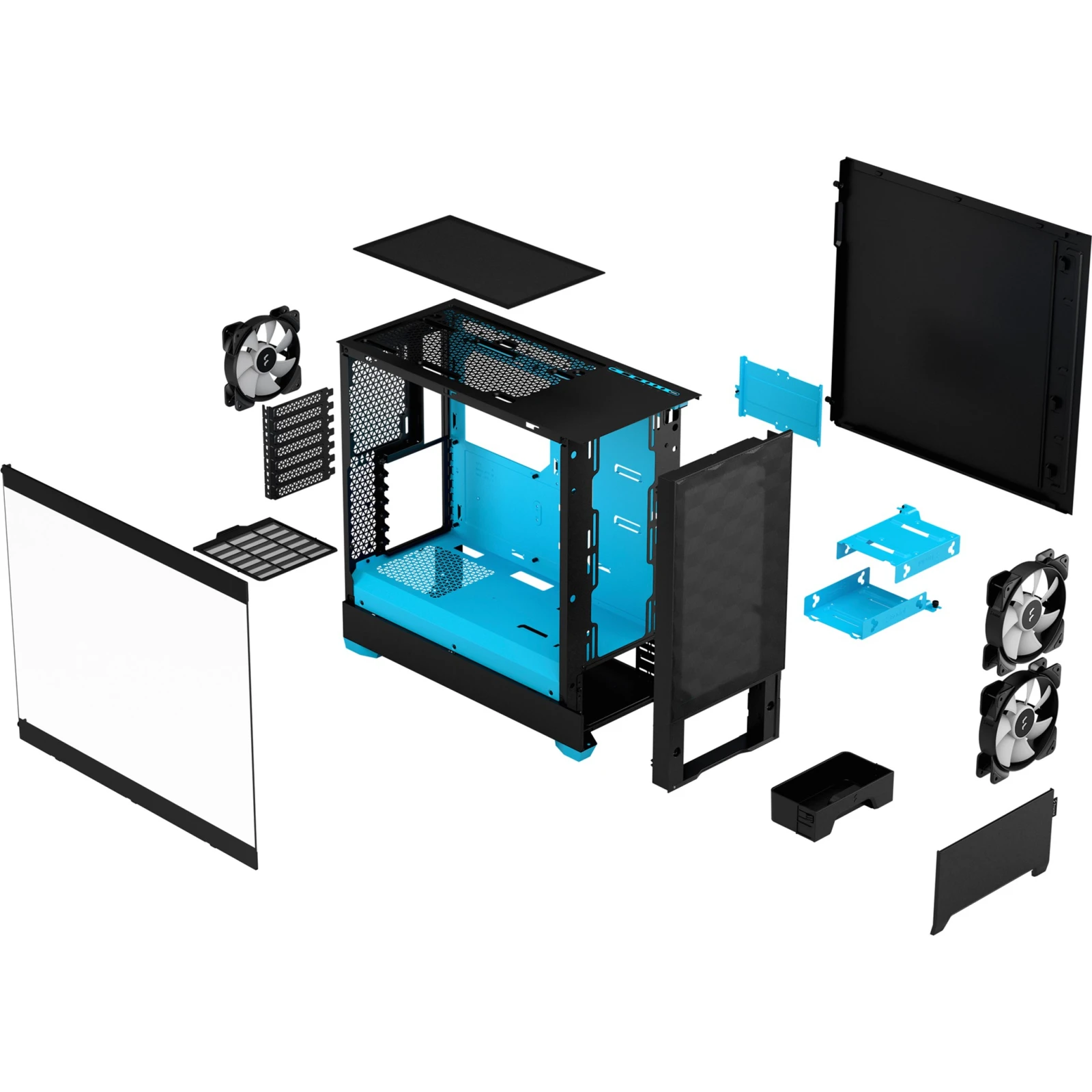 Fractal Design Pop Air RGB Cyan Core TG (FD-C-POR1A-02) (UA) Клас корпусу: Геймерські;