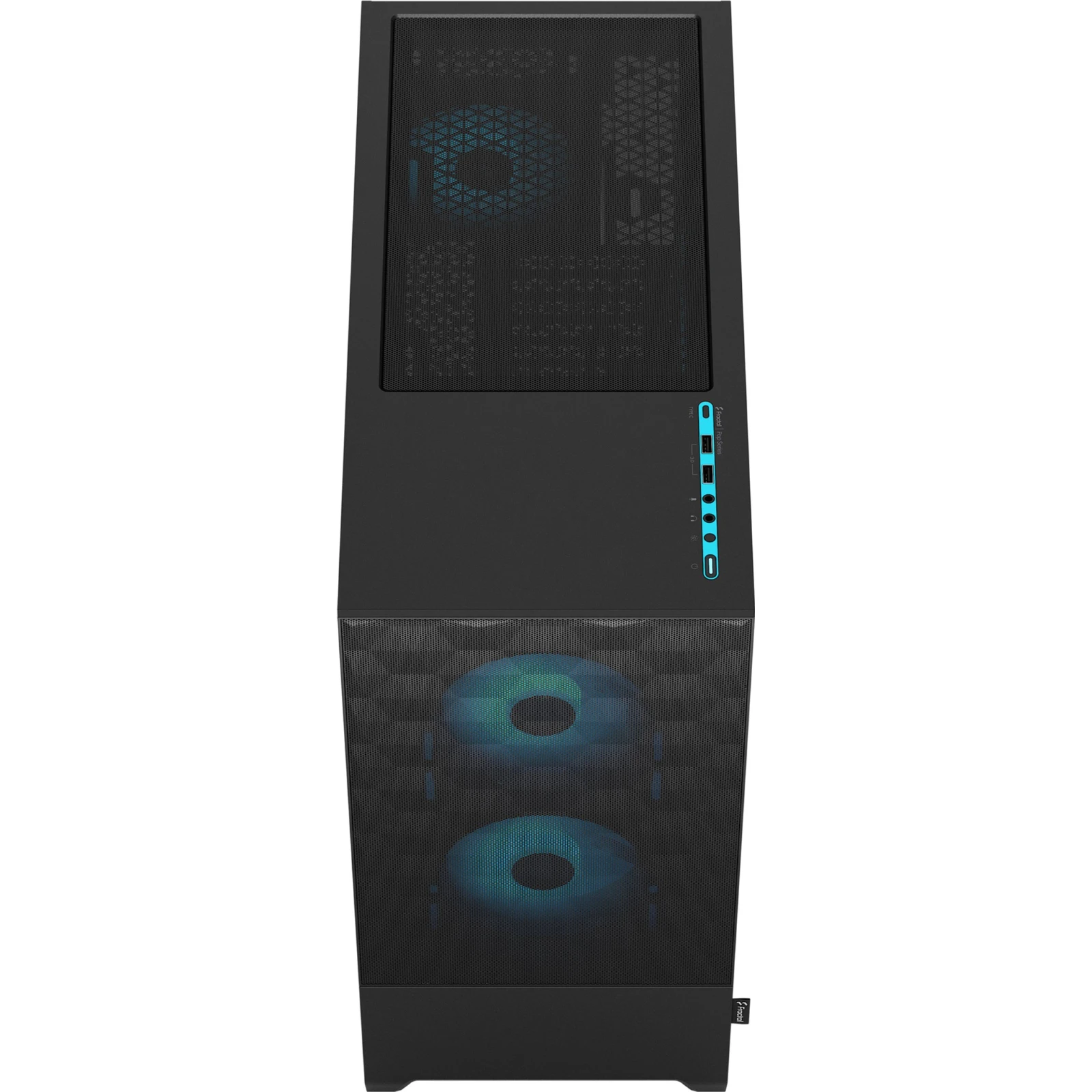 Fractal Design Pop Air RGB Cyan Core TG (FD-C-POR1A-02) (UA) Кількість зовнішніх відсіків 5.25” відсутня