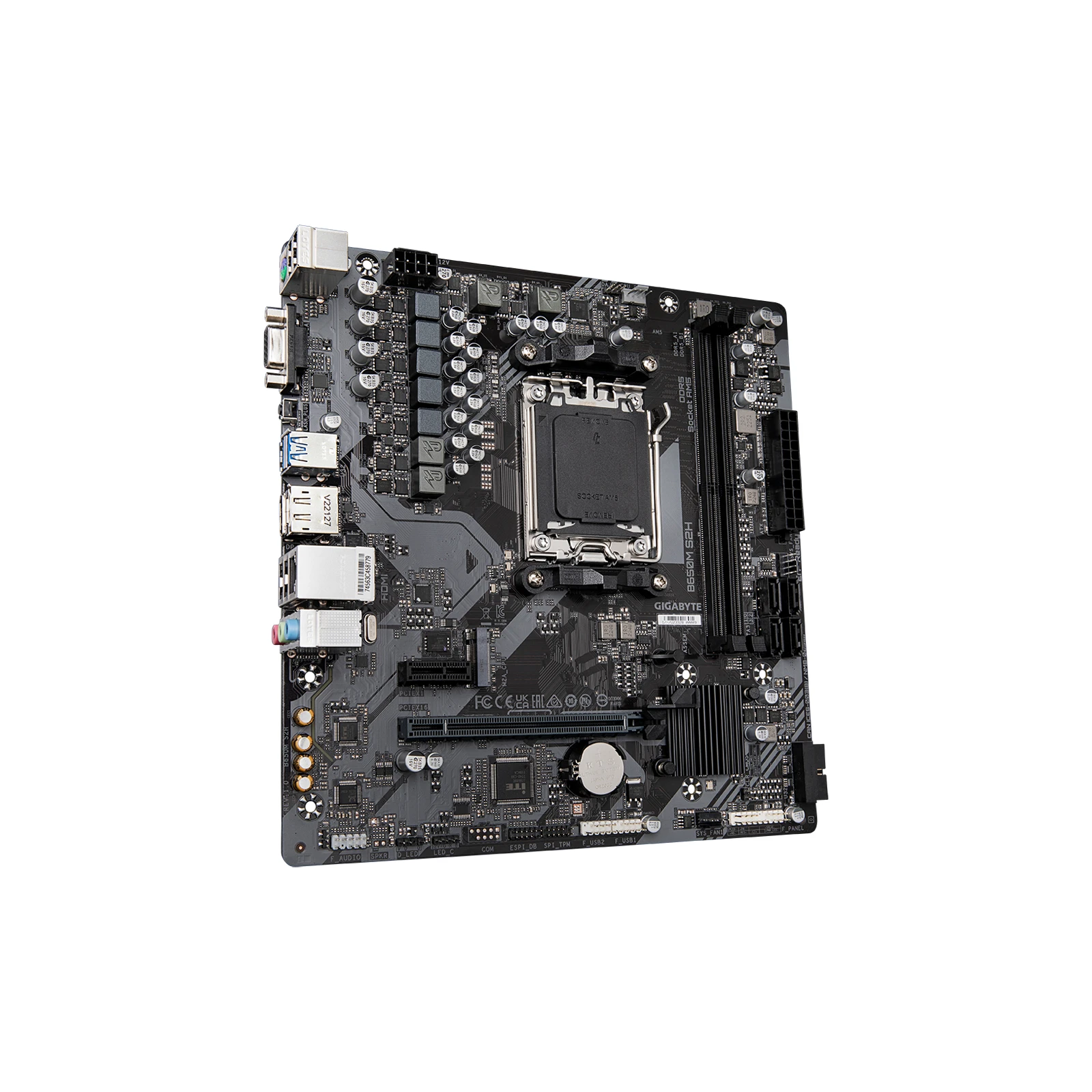 GIGABYTE B650M S2 (B650M S2H) (UA) Підтримка процесорів AMD Socket AM5, support for : AMD Ryzen 7000 Series Processors