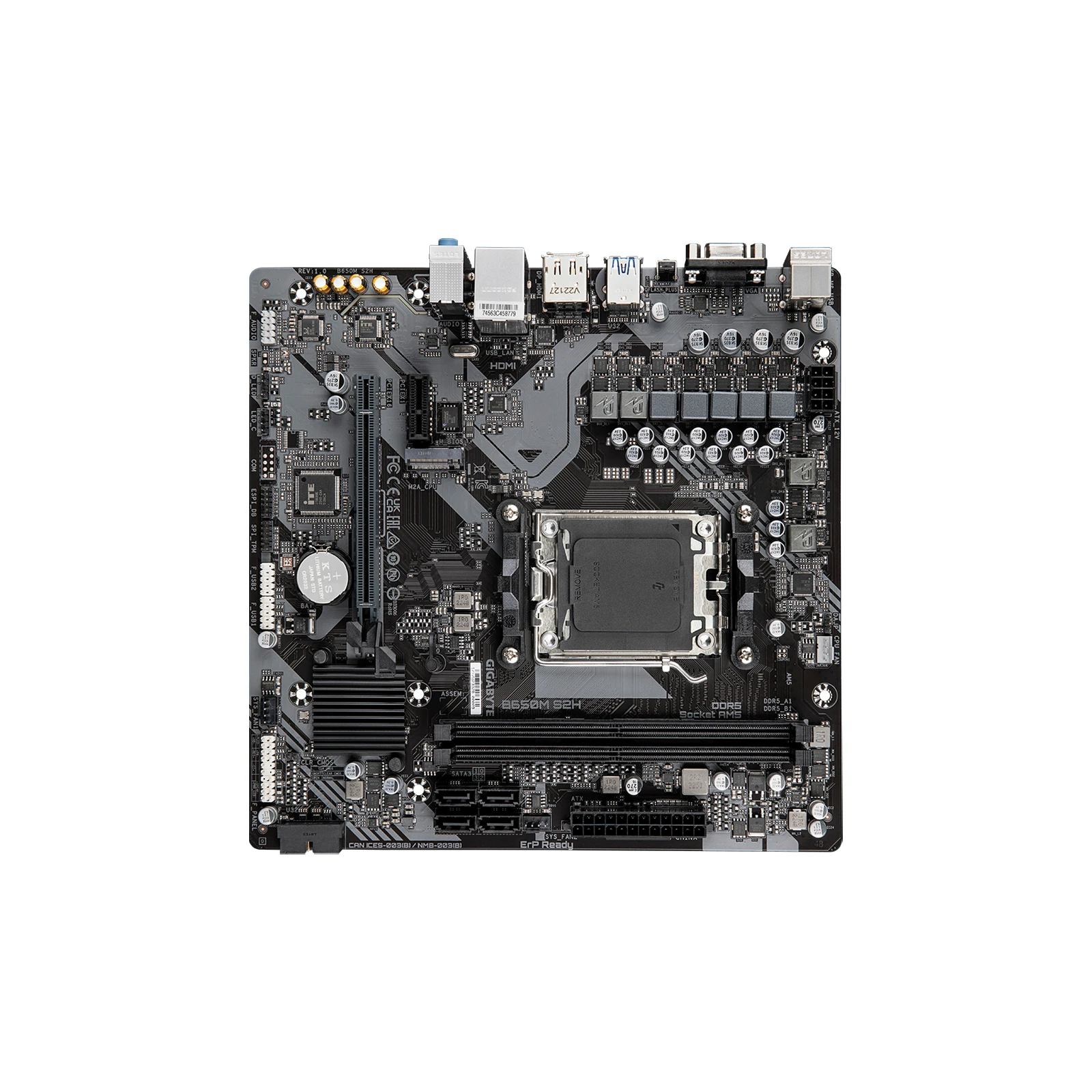 GIGABYTE B650M S2 (B650M S2H) (UA) Сокет AM5
