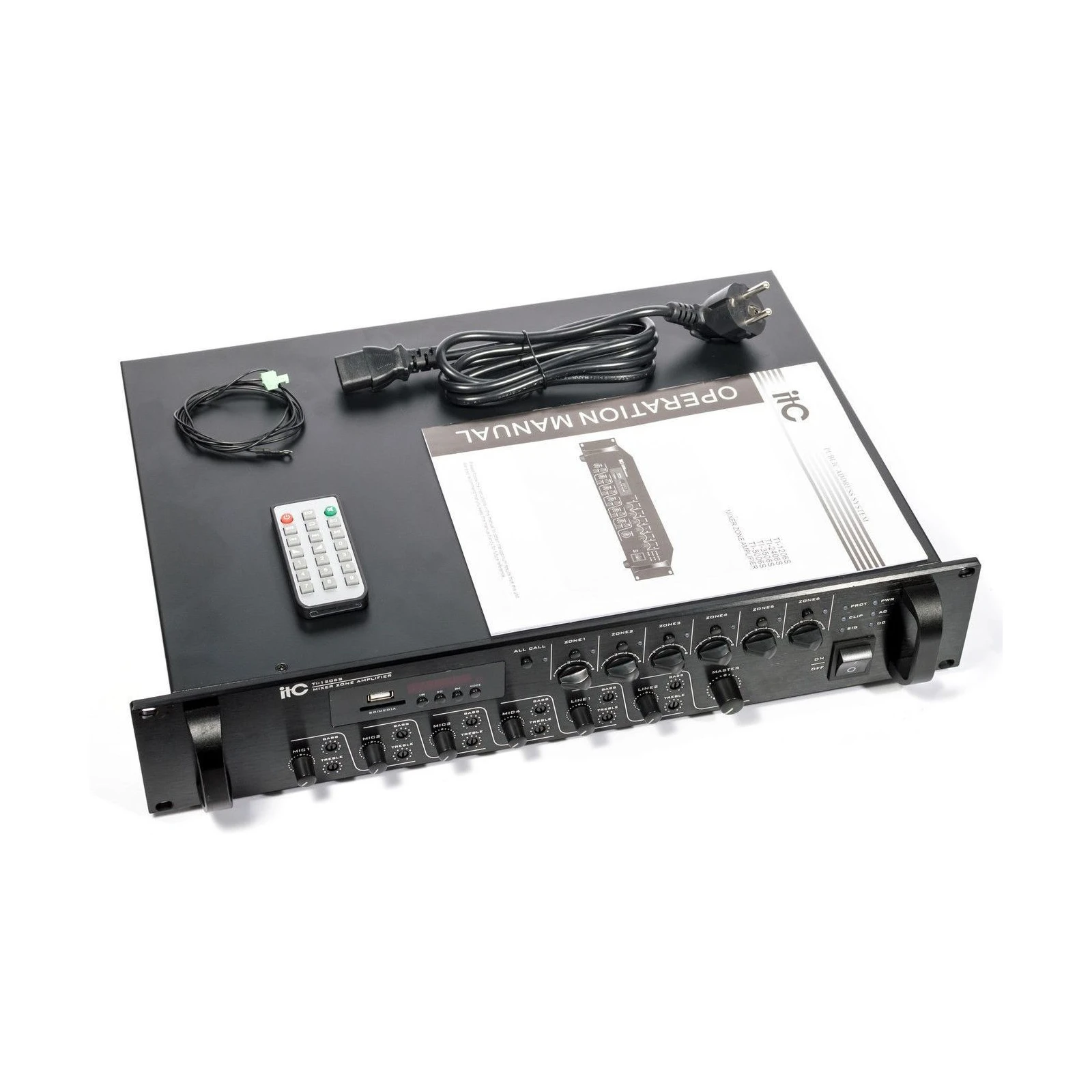 Підсилювач ITC 6 зон 120 Вт (TI-1206S) (UA)