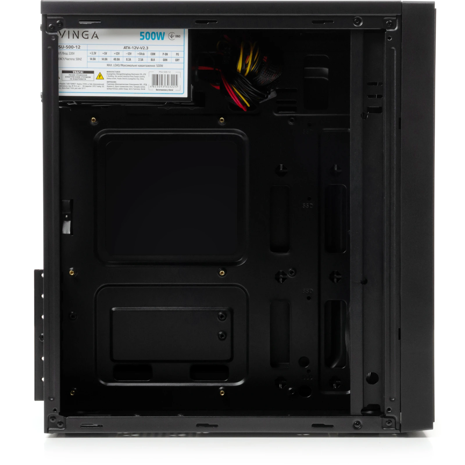 Vinga CS114-500W (UA) Типорозмір Miditower