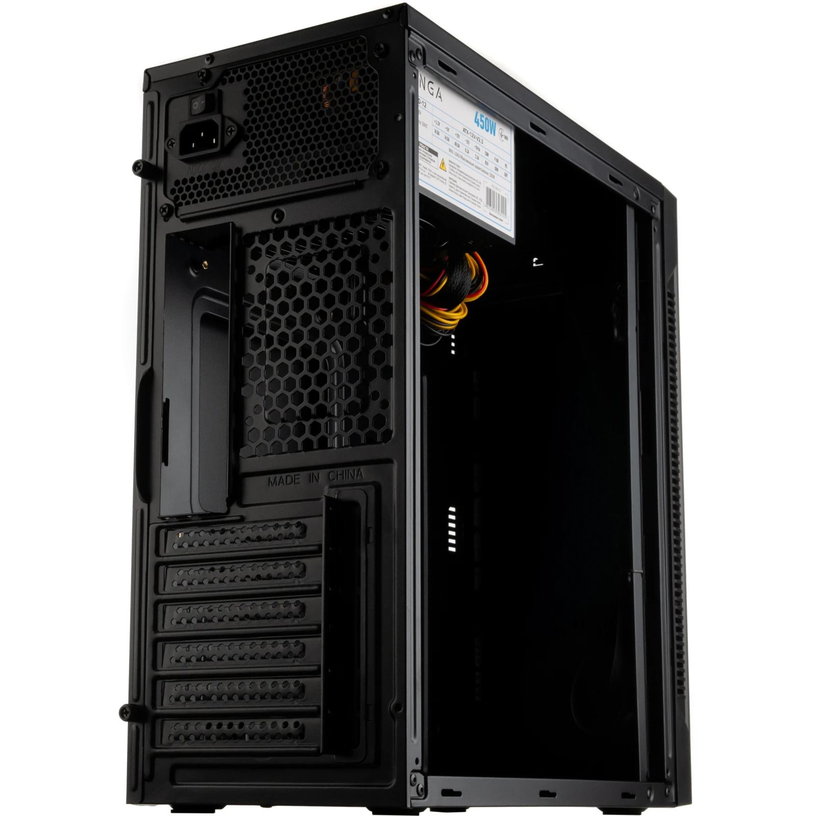 Vinga CS115-450W (UA) Наличие блока питания с блоком питания
