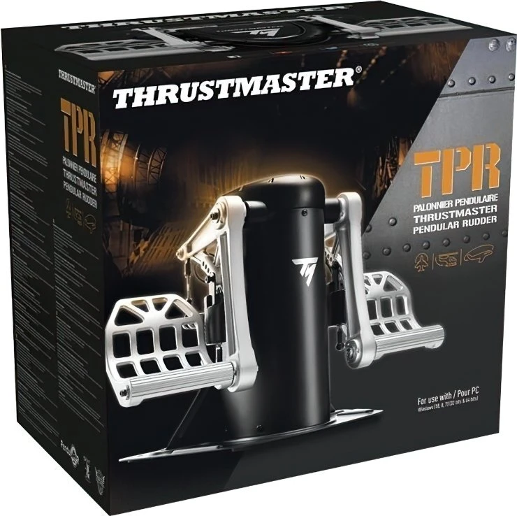 Thrustmaster Авиационные педали TPR RUDDER для PC (2960809) (UA) Тип устройства: педали;