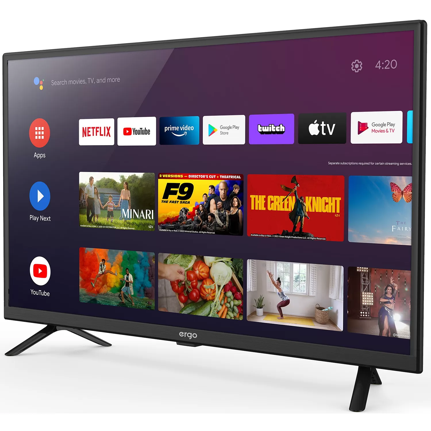 Ergo 40GFS5500 LED-телевизор / Диагональ 40