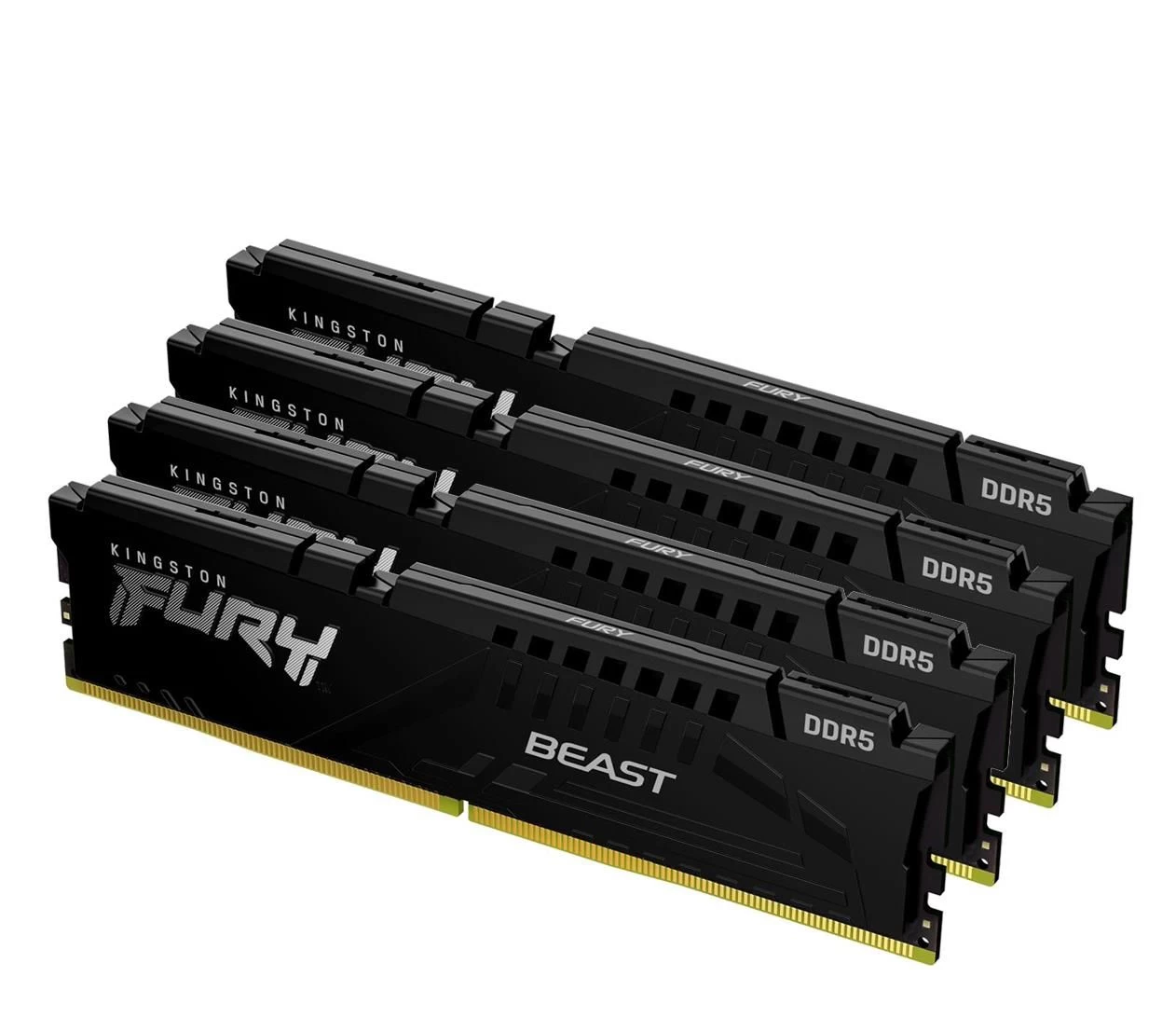 Kingston FURY 128GB (4x32GB) 5600MHz CL40 Beast (KF556C40BBK4-128) EU Серия: Beast; Тип памяти: DDR5; Общий