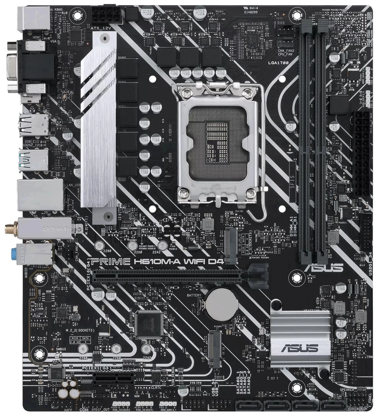 ASUS PRIME H610M-A WIFI DDR4 EU Підтримувані сім'ї процесорів  Intel Core i9; Intel Core i7; Intel Core i5; Intel Core i3; Intel Celeron; Intel Pentium