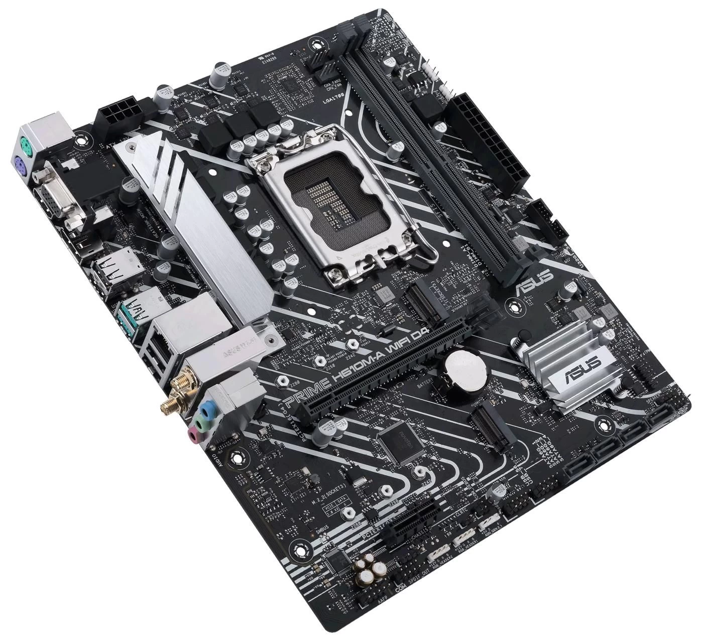 ASUS PRIME H610M-A WIFI DDR4 EU Тип охолодження чіпсету материнської плати  Пасивний