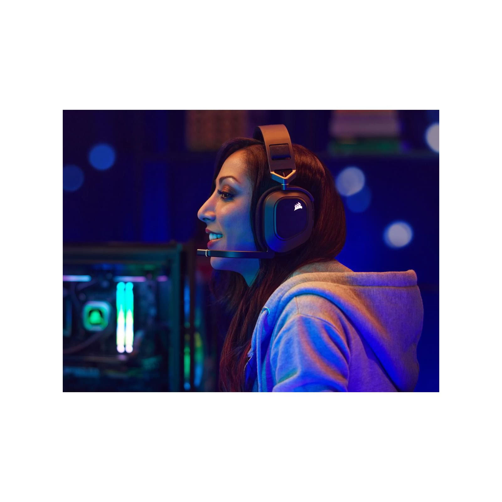 Corsair HS80 RGB Wireless Carbon (CA-9011235-EU) (UA) Тип: геймерські (ігрові);