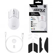 HyperX Pulsefire Haste 2 Wireless White (6N0A9AA) (UA)