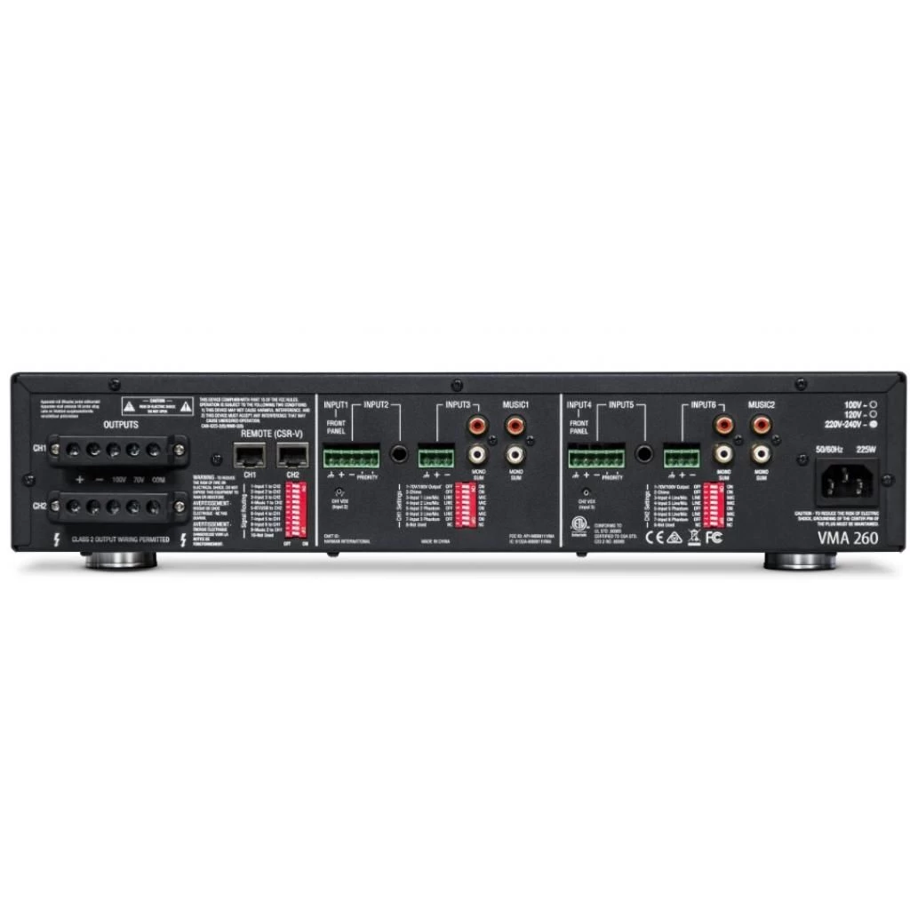 JBL NVMA2120-34-EU Особенности: Защита от КЗ в
