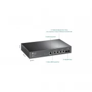 Комутатор мережний TP-Link TL-SX3206HPP 2xSFP+ (10GE) 4x10GE LAN console+microUSB L2 JetStream 19