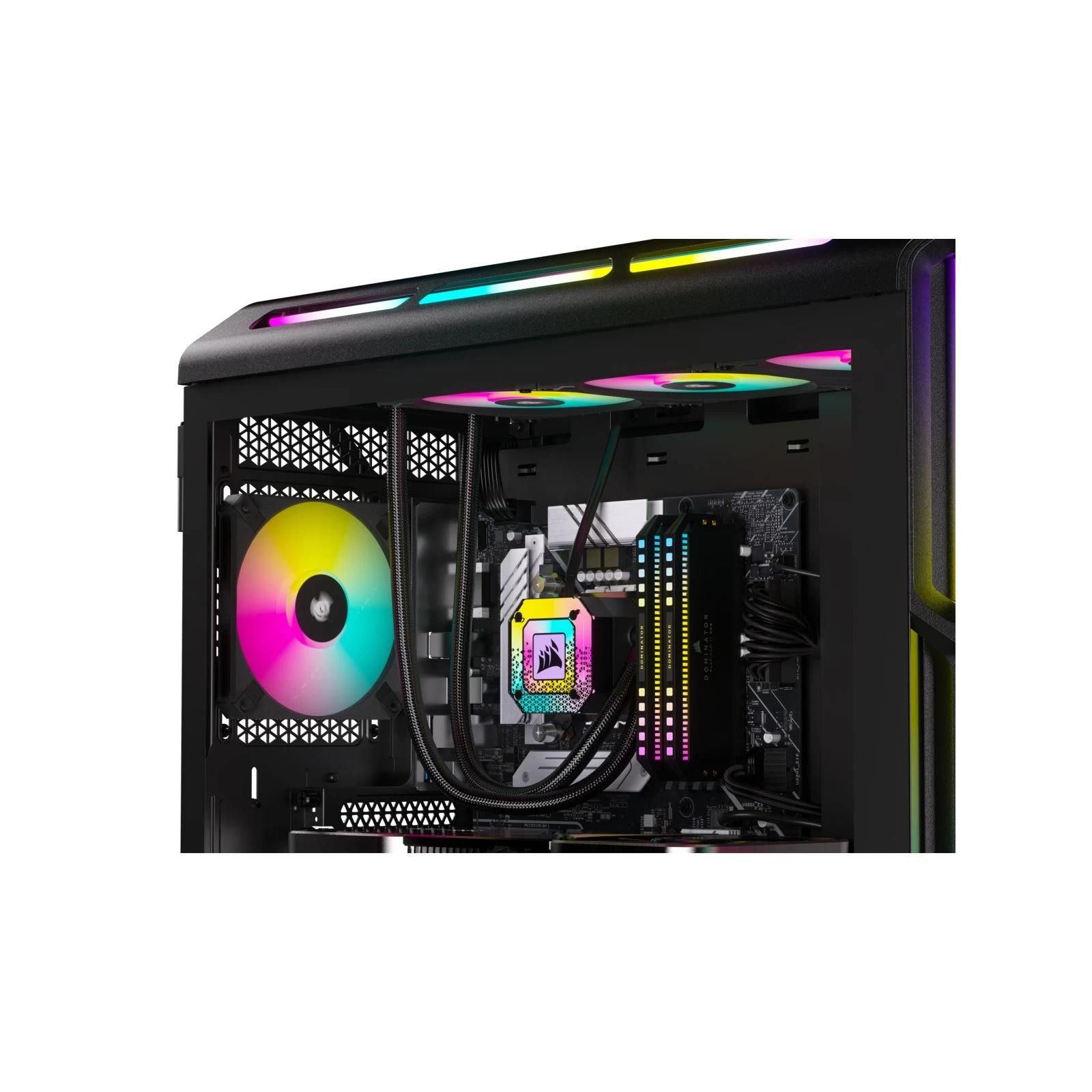 Кулер для корпусу Corsair iCUE AF120 RGB Slim Black (CO-9050163-WW) (UA) Діаметр вентиляторів 120 мм